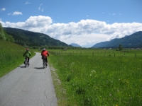 Radfahren am Drauradweg